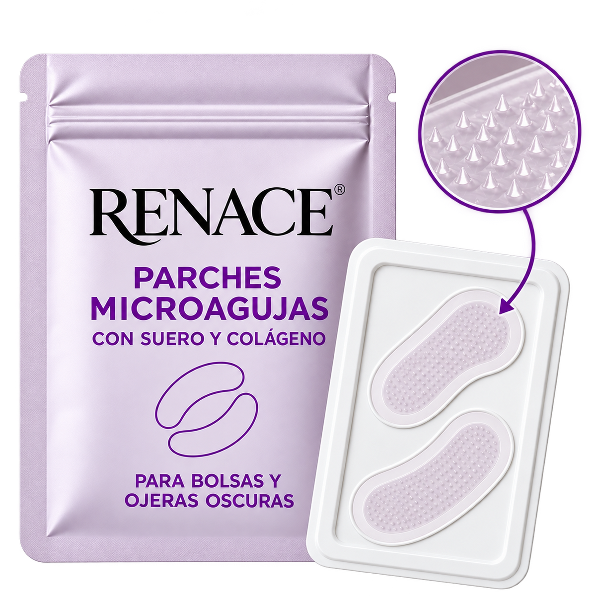RENACE - Parches Microagujas para Ojeras